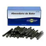 Abecedario Alfabeto Bater 6mm De Aço Marcador Pino Letras