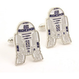Abotoadura R2d2 2d - Star Wars - Par 21