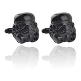 Abotoadura Star Wars Stormtrooper Preto - Par 173