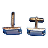 Abotoaduras P Punho De Camisa, Forma Retangular, Metal