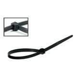 Abraçadeira 3.6 X 200 Mm Nylon Embalagem Com 100 Peças Preto