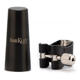 Abraçadeira Barkley Sax Tenor Couro C/ Ressonador Massa 1
