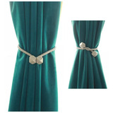 Abraçadeira De Cortina Elegante Par Universal Magnético Top