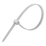Abraçadeira De Nylon Branca 4,8 X 200mm C/100un