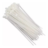 Abraçadeira Enforca Gato 30cm 100uni Branca Nylon Com Nota Cor Branco