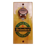 Abridor De Garrafas Parede Personalizado Heineken Cervejabar