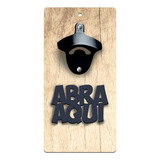 Abridor Garrafa Decorativo Parede Mdf Cerveja Tampinha 