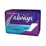 Absorvente Always Protetor Diario 15 Unidades Sem Perfume