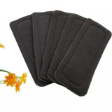 Absorvente Carvão De Bambu Kit 3 Lavável P/ Fralda Bebê