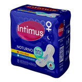 Absorvente Com Abas Suave Intimus Noturno Pacote 8 Unidades