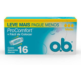 Absorvente Intimus Ob Procomfort Médio 16