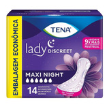 Absorvente Tena Lady Discreet Maxi Night Com 14 Absorventes