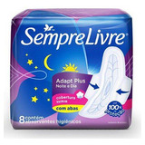 Absorventes Femininos Sempre Livre Adapt Plus Noite E Dia