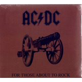 Ac/dc - For Those About To Rock Cd Digipack Remaster Lacrado