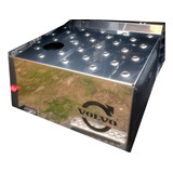 Acabamento Inox Tampa Caixa Bateria Volvo P9 P9