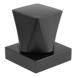 Acabamento Para Registro Deca 16 Estrias De Gaveta Ou Pressão 1/2 Ou 3/4 Diamante Banheiro Metal Preto