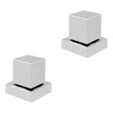 Acabamentos Em Abs Quadrado Cromado P/registro Padrão Deca