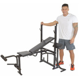 Academia Musculação Residencial 6x1 + Crucifixo - Polimet
