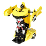 Acarrinho De Controle Remoto Robô Transformer Luz 2 Funções