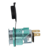 Acendedor De Cigarro 12v Com Anel Difusor Verde Sem Lâmpada