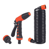 Acessório Kit Lavagem Mangueira 6m Esguicho E Adaptador 5/8