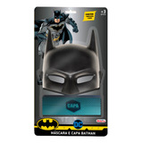 Acessório Super Herói Batman Aventura Com Máscara E Capa