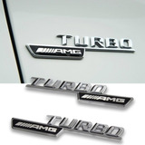 Acessórios Emblema Turbo Amg Mercedes Benz C180 C200 C300