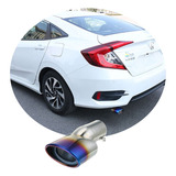 Acessórios Honda Civic G10 2017 18 19 Ponteira Escapamento 