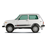 Acessorios Lada Niva 4x4 Faixas Lateral Adesivos Par 