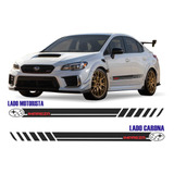 Acessorios Subaru Impreza Wrx Faixas Lateral Adesivos Par