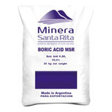 Acido Bórico Puro Soluvel Saco 25 Kg