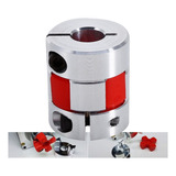 Acoplamento Flexível Motor Passo Cnc Router 3d 8x8mm Red