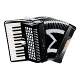 Acordeon 48 Baixos Michael Acm4803n Spb Preto Com Case