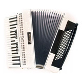 Acordeon Benson Bac80-7pwh 80 Baixo Branco