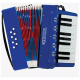Acordeon Turbinho 8 Baixos - Azul 104-bl