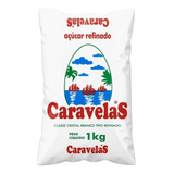 Açúcar Refinado Caravelas Pacote 1kg