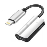 Adaptador 2 Em 1 iPhone Fone Ouvido E Carregador Sx-zj4