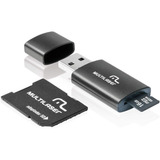 Adaptador 3x1 Multilaser Sd + Pendrive + Cartão De Memória C