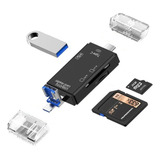 Adaptador 6x1 Usb 2.0 Micro Usb