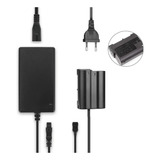 Adaptador Ac Eh-5 Com Acoplador Ep-5b P/nikon En-el15 Bivolt Cor Preto