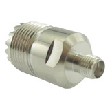 Adaptador Antena Rádio Baofeng Uhf Fêmea X Sma Fêmea So239