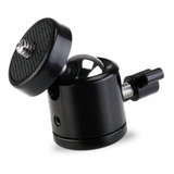 Adaptador Ballhead Para Tripe Ring Light Pedestal 1/4 Ou 3/8