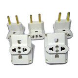 Adaptador Benjamin Te De Tomada Kit 50 Peças Plug Pino