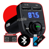 Adaptador Bluetooth Carro Universal Transmissor Carregador Turbo Automotivo Cinzeiro Usb Mp3 Wireless Modelo X8 Marca Füssen