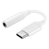 Adaptador Cabo Conversor Áudio P2 3.5mm Para Usb-c Tipo C