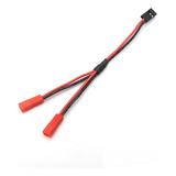 Adaptador Cabo Y 2 Jst Macho Para 1 Futaba Femea Rc Hobby