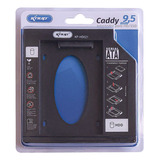 Adaptador Caddy 9,5mm Hd Ssd Sata Case Drive Dvd Notebook