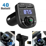 Adaptador Carregador Transmissor Usb Bluetooth Automotivo