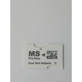 Adaptador Cartão Ms Pro Duo P/ 2 Micro Sd - Psp 