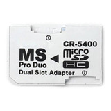 Adaptador Cartão Ms Pro Duo X 2 Micro Sd Até 128gb Psp